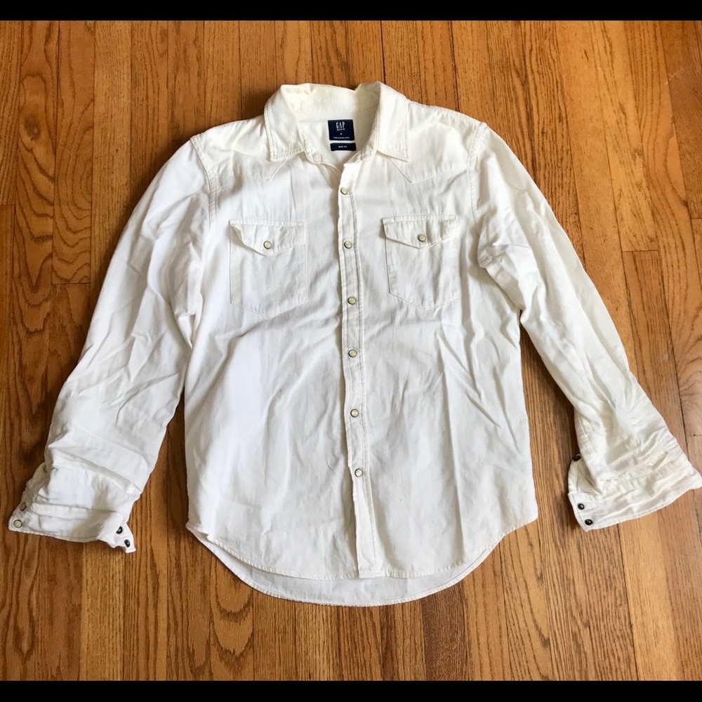 Gap Western Denim Shirt Medium